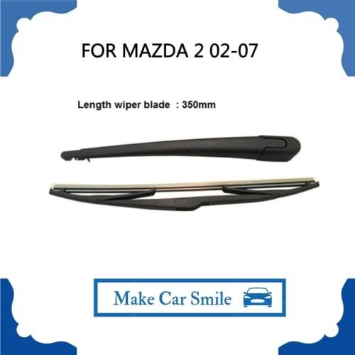FOR MAZDA 2 DY REAR WINDSCREEN WIPER ARM AND BLADE SET BRAND NEW 2002-2007