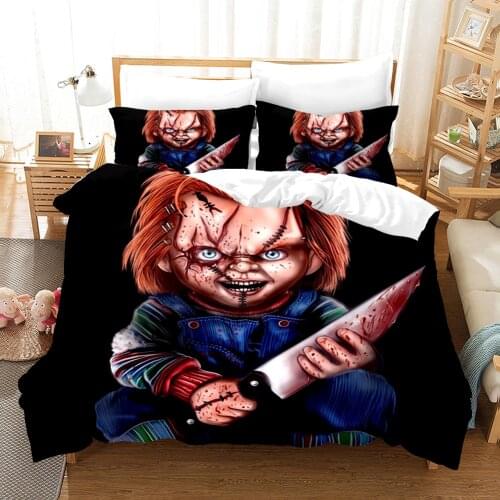 Fashion It Bedding Set Movie Modern 3D Print Comforter Luxury Twin Queen King Single Size Duvet Cover Set Home Textile Decor