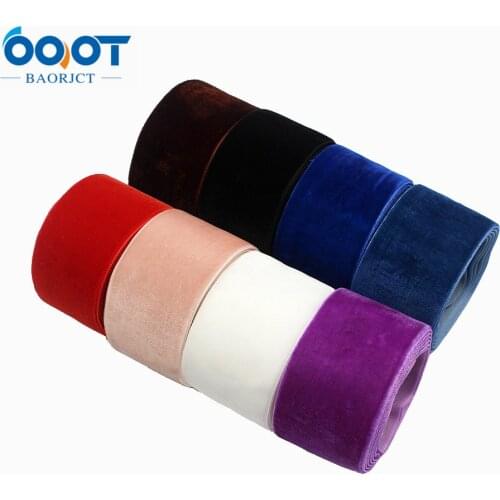 1-1/2'' Solid color velvet Decoration Gift Wrapping Printed Grosgrain Ribbon,10yrds Handmade Headwear Accessories,L-20612-546