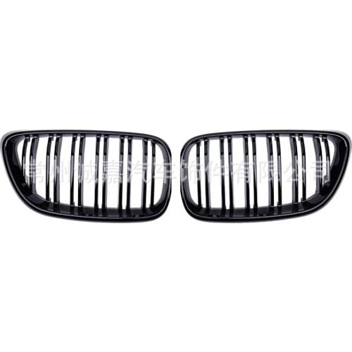 Suitable for 2-series Bmw Car F23 Refitting Double Line Bright Black Medium Net F22 Parallel Bar Forward Gas Grid
