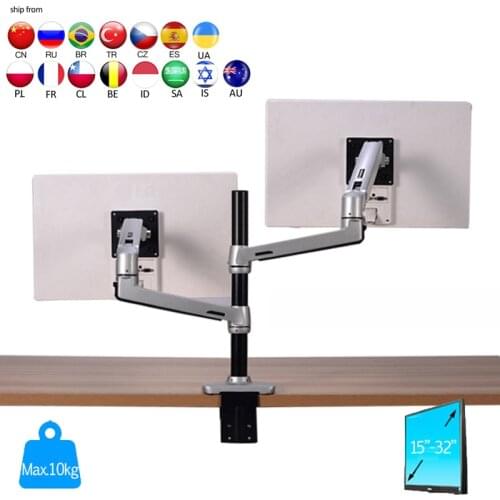 DL-8012K-450 LCD screen Desktop Full Motion 17-32" monitor stand Mechanical Spring Arm Aluminum Monitor Support Loading 10kgs