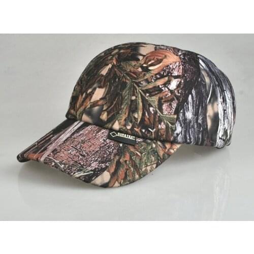 Professional outdoor male ladies Baseball Cap quick dry waterproof bionic camouflage hunting cap