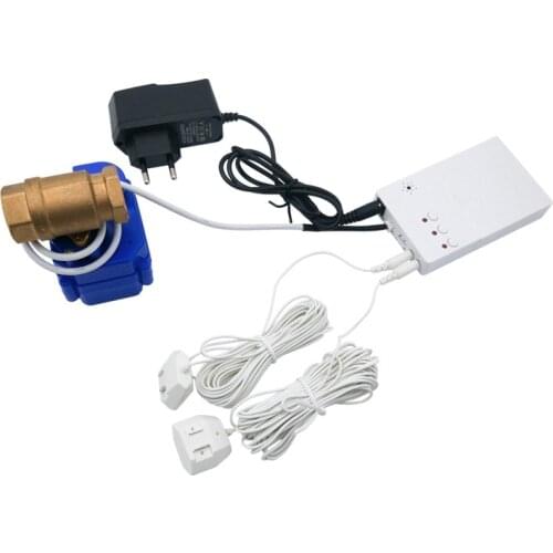 Russian WLD-807 Use Professional 6M Cable with DN15/20/25 Valve Smart Home Water Leakage Detector Sensor Protection