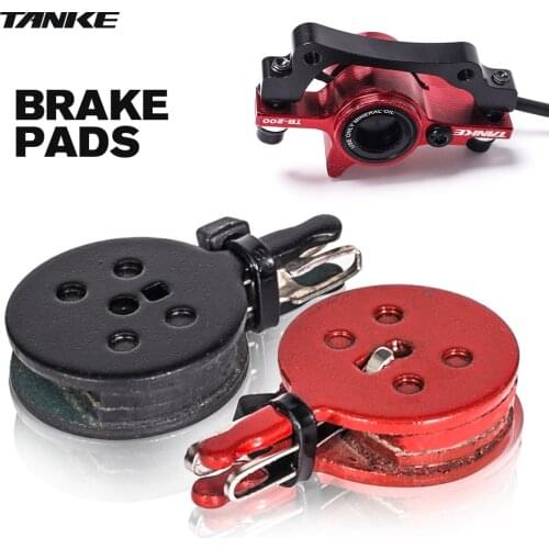 TANKE MTB Bike Brake Pads Resin Semi-Metallic Mountain Bicycle Cycling Braking Disc Pad Parts