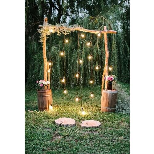 Garden wedding party background photography digital vinyl fairyland photo backdrop for children photographic studio kits lv-1232