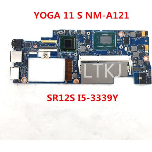High quality For YOGA11S Laptop motherboard VIUU4 NM-A121 With SR12S I5-3339Y CPU 100% full Tested