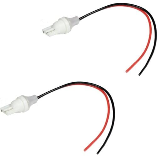 YUNPICAR 7440 T20 Bulb Connector Male Adapter for Automotive Brake Light Bulbs/Turn Signal/Reverse Light Bulbs Socket