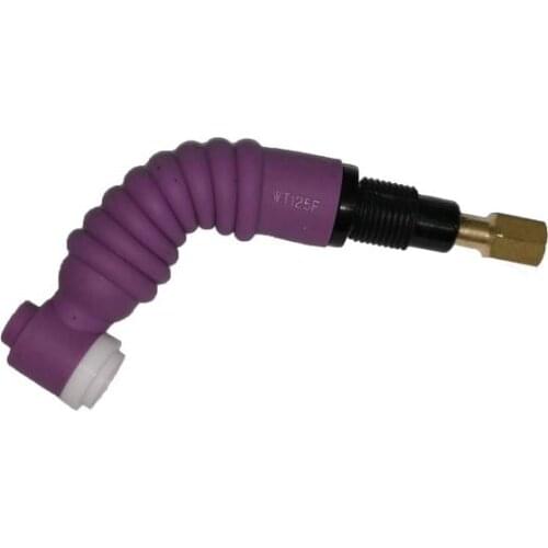 1PC Argon Arc Welding Torch Head WT125F Bend Flex Neck For Tig WP9 Gun