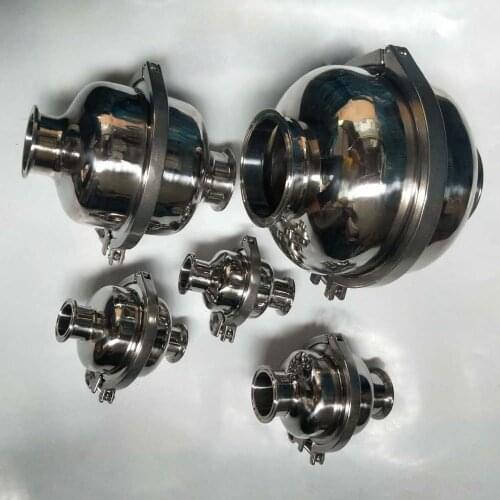 304 Stainless Steel Strainer Sanitary Filter Tri Clamp Quick Installation Direct Through Pipe Strainer 100 Mesh