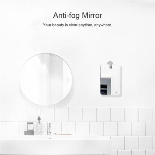 Anti-Fog Fog Free Shower Mirror Fog less Shaving Shave Mirror Bathroom Anti fogging shaving mirror 17X13cm