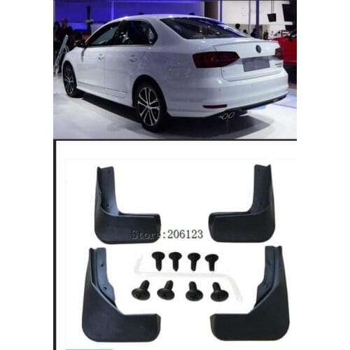Set Mud Flaps For Volkswagen VW Jetta Sedan 2015 2016 2017 Mudflaps Splash Guards Front Rear Mud Flap Mudguards Fender