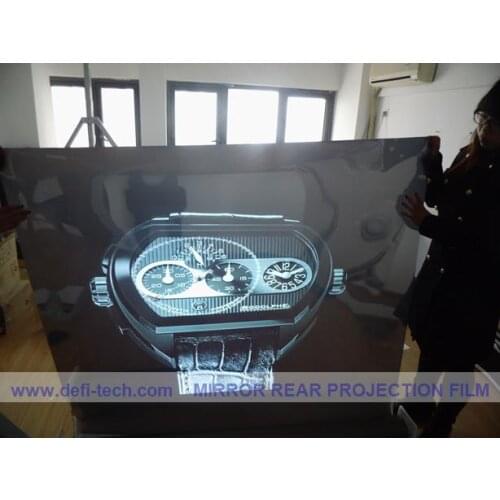 DfLabs NEW ! Rear Projection Film Ideal for Window Advertising - High Contrast mirror, grey, mirror Rear Projection Film
