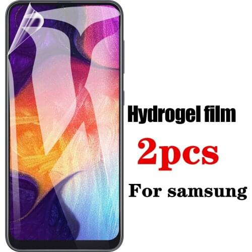 2PCS Full Soft Hydrogel Film For Samsung Galaxy A51 A71 A50 A70 A11 A21 A31 A30 S10 S20 S8 S9 Plus Screen Protector Cover Film