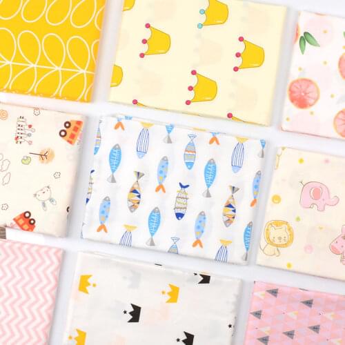 100x160cm Cotton Fabric Eco Printing Cloth Twilled Textile For DIY Beddings Cushion Covers 14 Designs