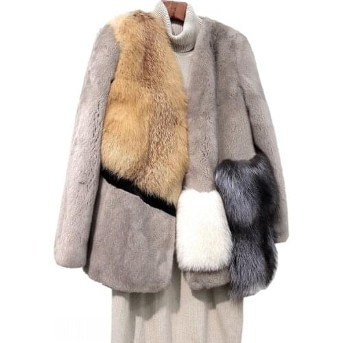 Imported mink coat female whole mink short mink fur coat female fox fur young fashion 2020 new winter