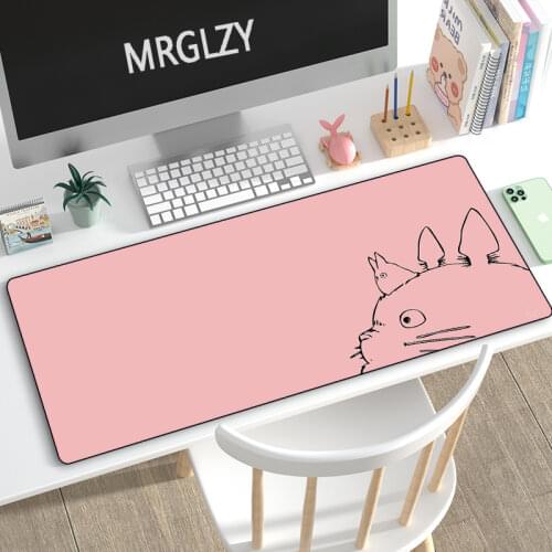 Classic Anime MY NEIGHBOUR TOTORO Cute Mouse Pad Large Mousepad Gaming Accessoroes Laptop Gamer XXL Waterproof Keyboard DeskMat