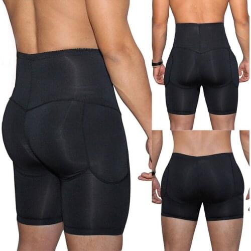 Body Shaper Mens Corset Panties Slimming Hip Enhancer Booty Padded Underwear Seamless Butt Lifter Bodysuit Shapewear