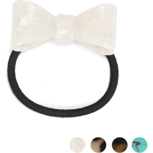 Pretty Butterfly Elastic Hair Ties Rope for Women Lady Ponytail Holders - Fashion Hair Accessory Ornament Jewelry for Tiara Wear