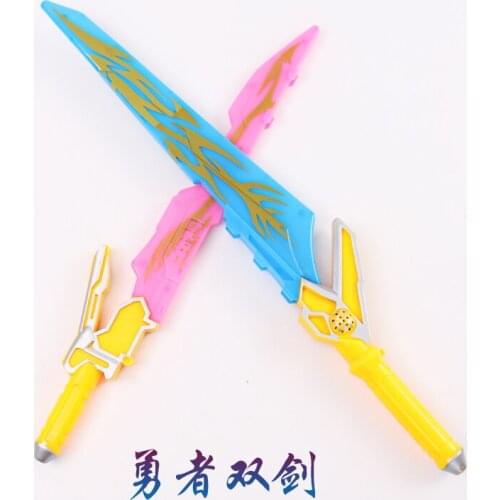 Blade рассекающи demon sword weapon Boy Gift Armor Warrior Voice Glowing Weapon Flashing Sword Model Brave Shuangjian