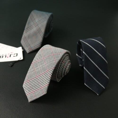 Britain Fashion Designer High Quality Mens Neck Tie Gravatas Skinny Slim 6cm Ties for Men Business 10pcs/lot