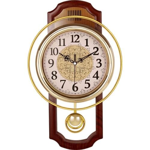 Vintage Swing Clock Wall Clocks Luxury Home Decor Living Room Hanging Tables Wall 3d Clock Home Decormodern Design Wall Clock