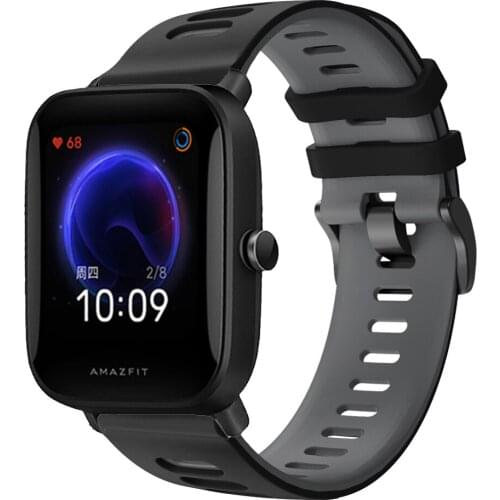 For Amazfit Bip U Pro/Bip U/S/GTS2/Neo Strap 20mm Silicone Sport Replacement Watchband For Xiaomi Haylou LS02 Bracelet Correa