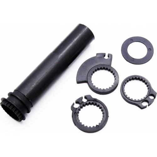 22MM 7/8" Handle Bar Hand Grip Dual Cables Throttle Sleeve Tube Universal Bike