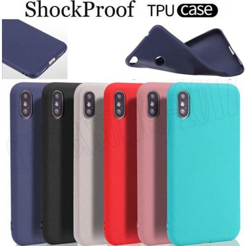 Silicone Phone Case For iPhone 12 11 Pro Max XR XS 7 6 6s 8 X Plus Simple Solid Color Ultrathin Soft TPU Cases Color Back Cover