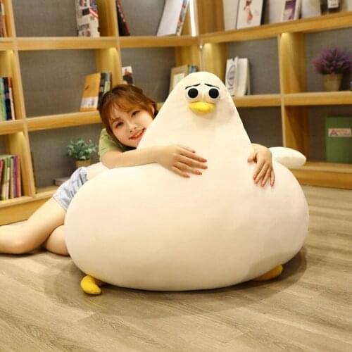 1pc 26/40/68cm INS Cute Chubby Seagull Plush Toys Oddy Seagull Dolls Sleeping Pillow Stuffed Soft Cushion Baby Appease Toy