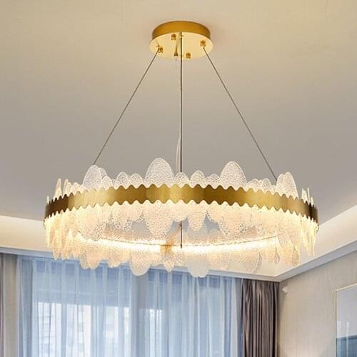 Modern Crystal LED Ceiling Pendant Lamp Home Living Dining Room Bedroom Lighting Suspension Lights Indoor Decoration luminaire