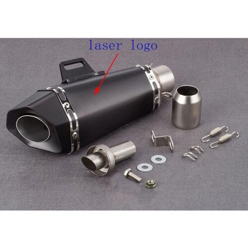 Universal 36-51mm motorcycle exhaust with Db killer muffler for Z900 GSXR1000 SV650 R6 R3 ZX6R ZX10 K7 MT07