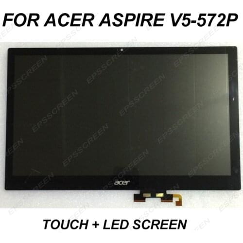 REPLACE 15.6 inch for Acer Aspire V5-572P SERIES V5-572P-4853 V5-572P-4429 4824 TOUCH PANEL DIGITIZER DISPLAY FRONT GLASS SCREEN