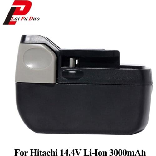 Replacement battery 14.4v 3.0Ah Li-ion for Hitachi: BSL1430, CJ14DSL, BSL1440, CR14DSL, BSL1415, DDS14DSL