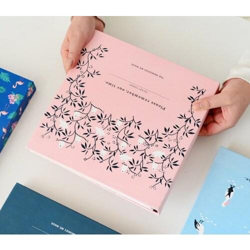 Loose-leaf adsorption photo album Self-adhesive photo album DIY photo album wedding photo album mini photo album