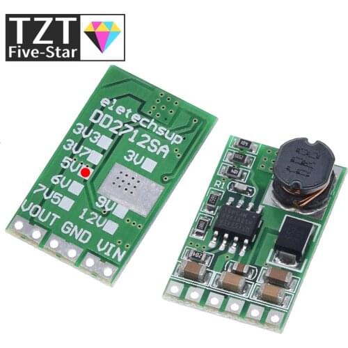TZT 3.5A DC-DC Converter Module Buck Step-Down Voltage Regulator Board 4.5V-27V to 3V 3.3V 3.7V 5V 6V 7.5 9V 12V DD2712sa