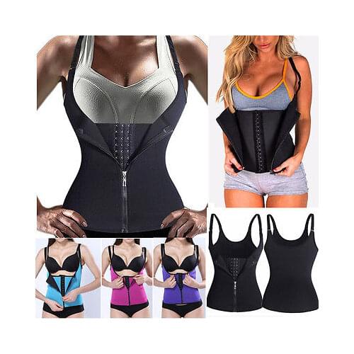 Body Shaper Women Neoprene Sauna Sweat Vest Waist Trainer Cincher Slimming Trimmer Corset Workout Thermo Push Up Yoga Shirt