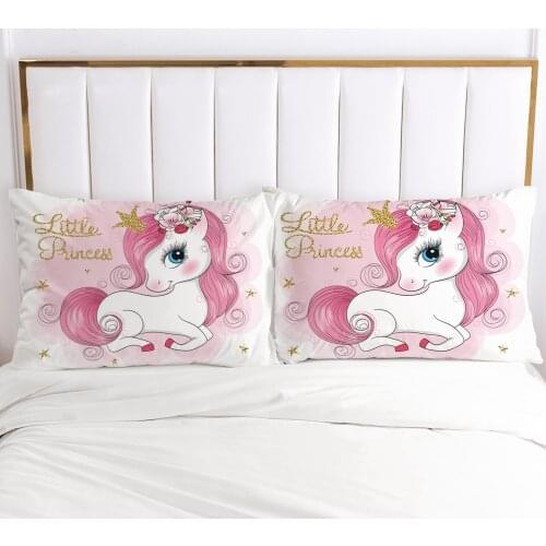 1pc Cartoon Childrens Pillow cover Pillow case Bedding Pillowcase Pillowcovers decorative 3D Print for kids baby boy Red foot