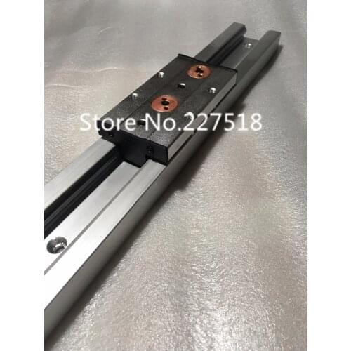 1pcs Double axis roller linear guide SGR25 L450mm +1pcs SGB25UU block multi axis core linear Motion slide rail auminum guide