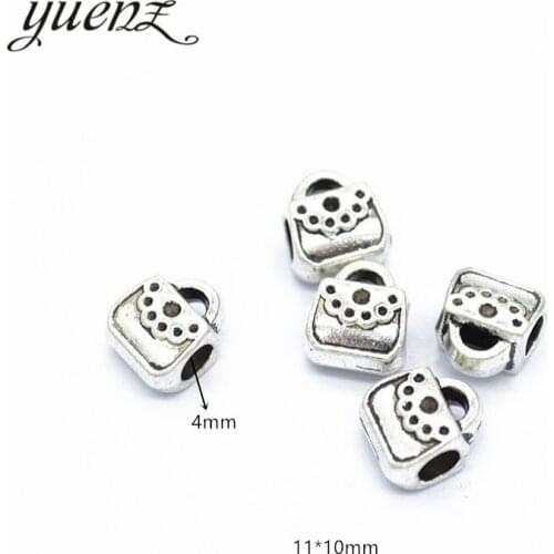 YuenZ 10pcs Tibetan silver Beads European Fit for Women Bag Charm style Bracelets Necklace DIY Metal Pendant Jewelry Making R61