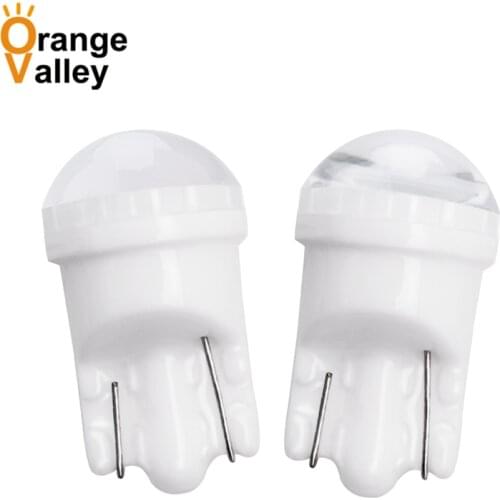 500Pcs Car LED Light 194 168 T10 W5W 3 LED 2835 Auto Ceramic Interior Lights Wedge light Bulb Plate Lamp DC 12V 24V