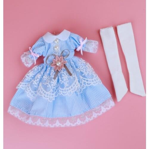 BJD Doll Accessories 12 Inch Doll Dress /Overalls for Sleep Series Bjd 1/6 Clothes Dress Up Dolls Toys for Children Girls