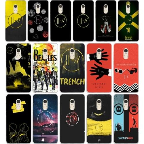 40AA HyrCase Twenty One Pilots 21 Pilots gift Soft Silicone Tpu Cover phone Case for Xiaomi Redmi 4A 4x Note 4 4x case