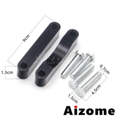 Black Motorcycle Front Fender Spacer For Harley Touring w/ 6.5" wide 30" Wheel Aluminum Motorcycle Accessories 1984-2013