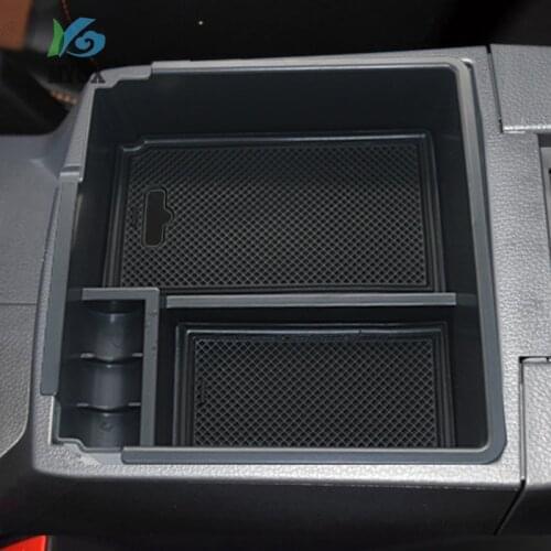 For Ford RANGER 2015 2016-2018 Central Armrest Storage Box Container Holder Tray Car Organizer Accessories Car Styling