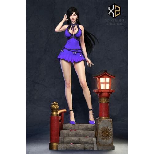 Tifa Crohart Purple Dress Edition GK 1/4 Limited Statue Figure