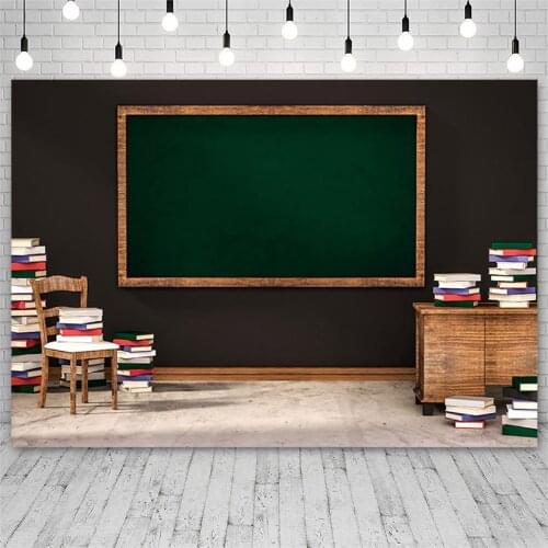 Avezano Backdrop School Blackboard Books Classroom Podium Children Photography Background Photo Studio Shoot Photocall photozone