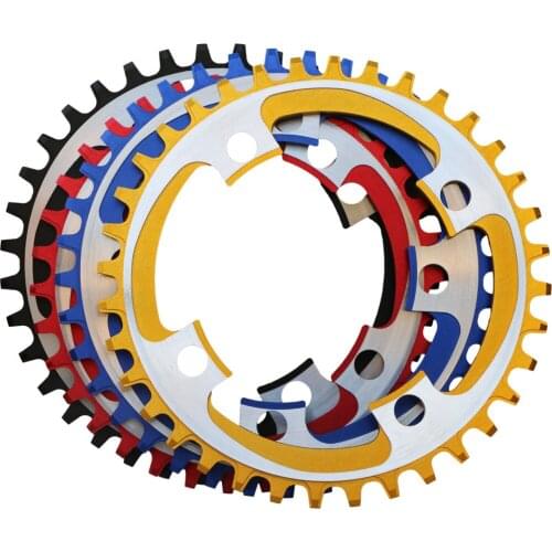 GANOPPER Round Narrow Wide Chain Ring 32T/36T/38T/40T/42T 104 BCD MTB Chainring Bike Crankset Tooth Plate Chainwheel 10/11 Speed