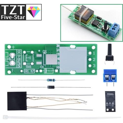 HV-1 High Voltage Generator Arc Ignition DIY Kit Arc Generator Arc Cigarette Igniter Kit DIY High Voltage Module DC 3-5V Lighter