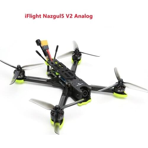 IFlight Nazgul5 V2 5 Inch RC FPV Racing Drone w/ Caddx Ratel Camera SucceX-E F4 Flight controller 45A BLHeli_S ESC 2207 Motor
