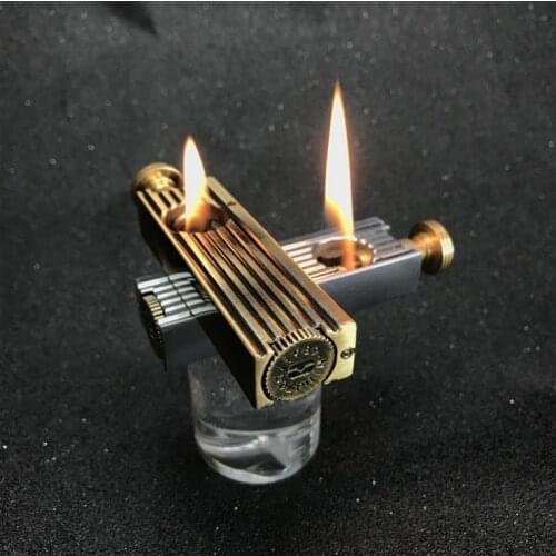 Dolphin Zinc alloy Creative oil Gasoline lighter;Trench Kerosene Cigarette pipe lighter 6cm*3.2cm*1.1cm